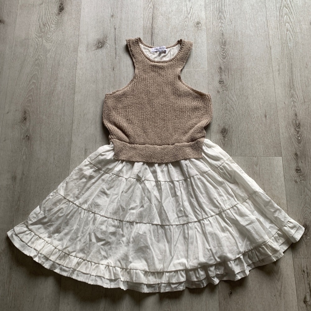 Sofie The Label Rib Knit‎ Tiered Dres